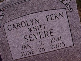 Carolyn Fern Whitt Severe