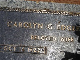 Carolyn G. Edgerton