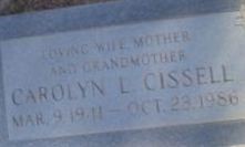 Carolyn Louise Louge Cissell Carolyn Louise Louge Cissell