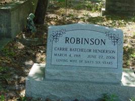 Carrie Batchelor Henderson Robinson