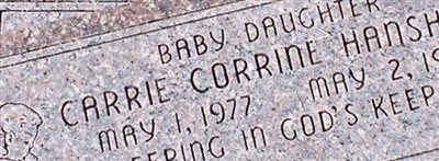 Carrie Corrine Hanshaw