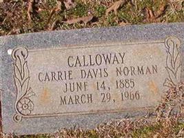 Carrie Davis Norman Calloway
