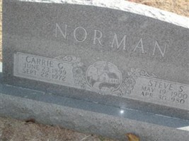Carrie G. Norman Carrie G. Norman