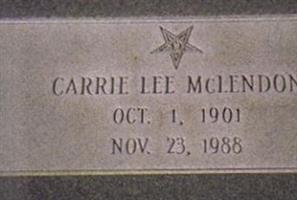 Carrie Lee Mitchell McLendon