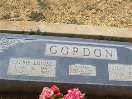 Carrie Louise Gordon