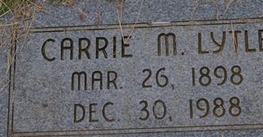 Carrie M Lytle