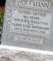 Carrie M Wippermann Hoffmann
