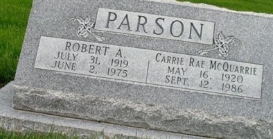 Carrie Rae McQuarrie Parson