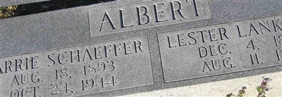 Carrie Schaeffer Albert