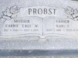 Carrie Sophia Wright Probst