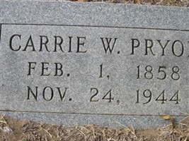 Carrie W Pryor