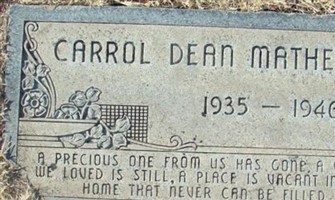 Carrol Dean Matheson Carrol Dean Matheson