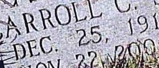 Carroll C. Porter, Sr Carroll C. Porter, Sr