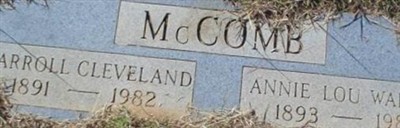 Carroll Cleveland McComb