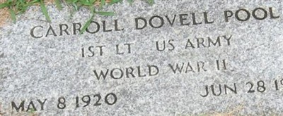 Carroll Dovell Pool Carroll Dovell Pool