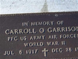 Carroll Otho Garrison Carroll Otho Garrison