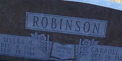 Carroll W. Robinson Carroll W. Robinson
