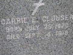 Carry E. Walsh Clauser Carry E. Walsh Clauser