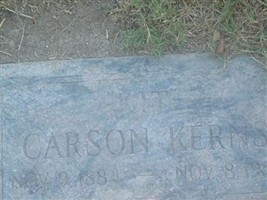Carson "Kit" Kerns Carson "Kit" Kerns