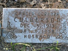Carter Lorenza Culberson Carter Lorenza Culberson