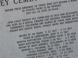 Casey Colored Cemetery Casey Colored Cemetery