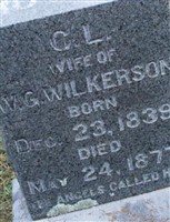 Catharina L. Unknown Wilkerson Catharina L. Unknown Wilkerson