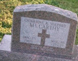 Catherine A. Shepard McCarthy Catherine A. Shepard McCarthy