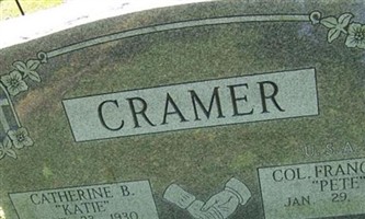 Catherine B "Katie" Cramer Catherine B "Katie" Cramer