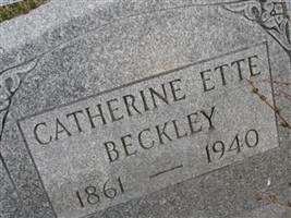 Catherine Ette Funk Beckley Catherine Ette Funk Beckley