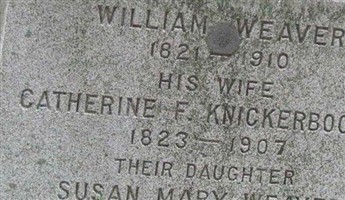 Catherine F. Knickerbocker Weaver Catherine F. Knickerbocker Weaver