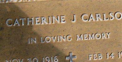 Catherine J Carlson Catherine J Carlson