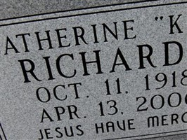 Catherine "Kay" Connors Richards