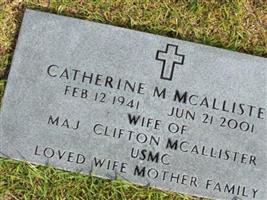 Catherine M McAllister