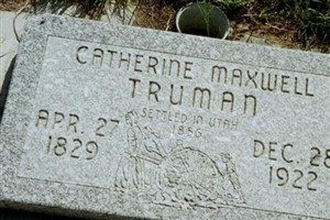 Catherine Maxwell Truman Catherine Maxwell Truman