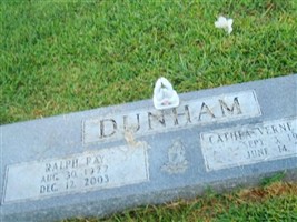 Cathla Verne "Cathy" Foster Dunham Cathla Verne "Cathy" Foster Dunham
