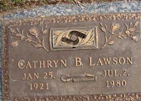 Cathryn B Lawson