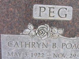 Cathryn "Peg" Oliver B. Poague