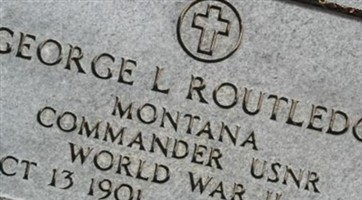 CDR George L Routledge CDR George L Routledge