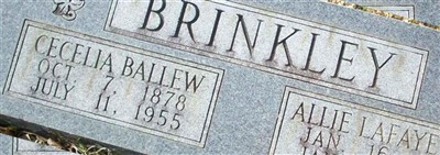 Cecelia Ballew Brinkley Cecelia Ballew Brinkley