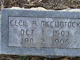 Cecil A. McClintock Cecil A. McClintock