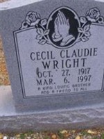 Cecil Claudie Wright Cecil Claudie Wright