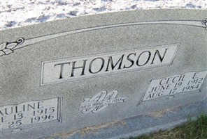 Cecil E Thomson Cecil E Thomson
