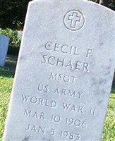 Cecil F Schaer Cecil F Schaer