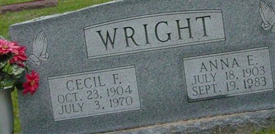 Cecil F Wright Cecil F Wright