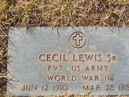 Cecil Lewis, Sr