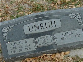 Cecil R Unruh Cecil R Unruh