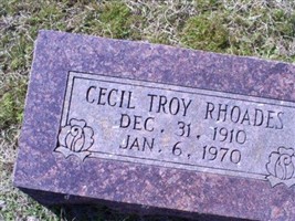 Cecil Troy Rhoades Cecil Troy Rhoades