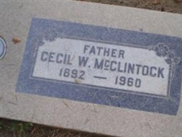 Cecil W McClintock Cecil W McClintock