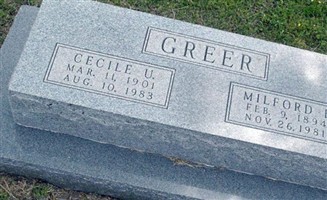Cecile U Greer Cecile U Greer