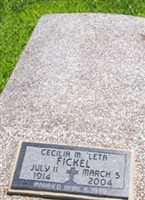 Cecilia M "Leta" Davis Fickel Cecilia M "Leta" Davis Fickel